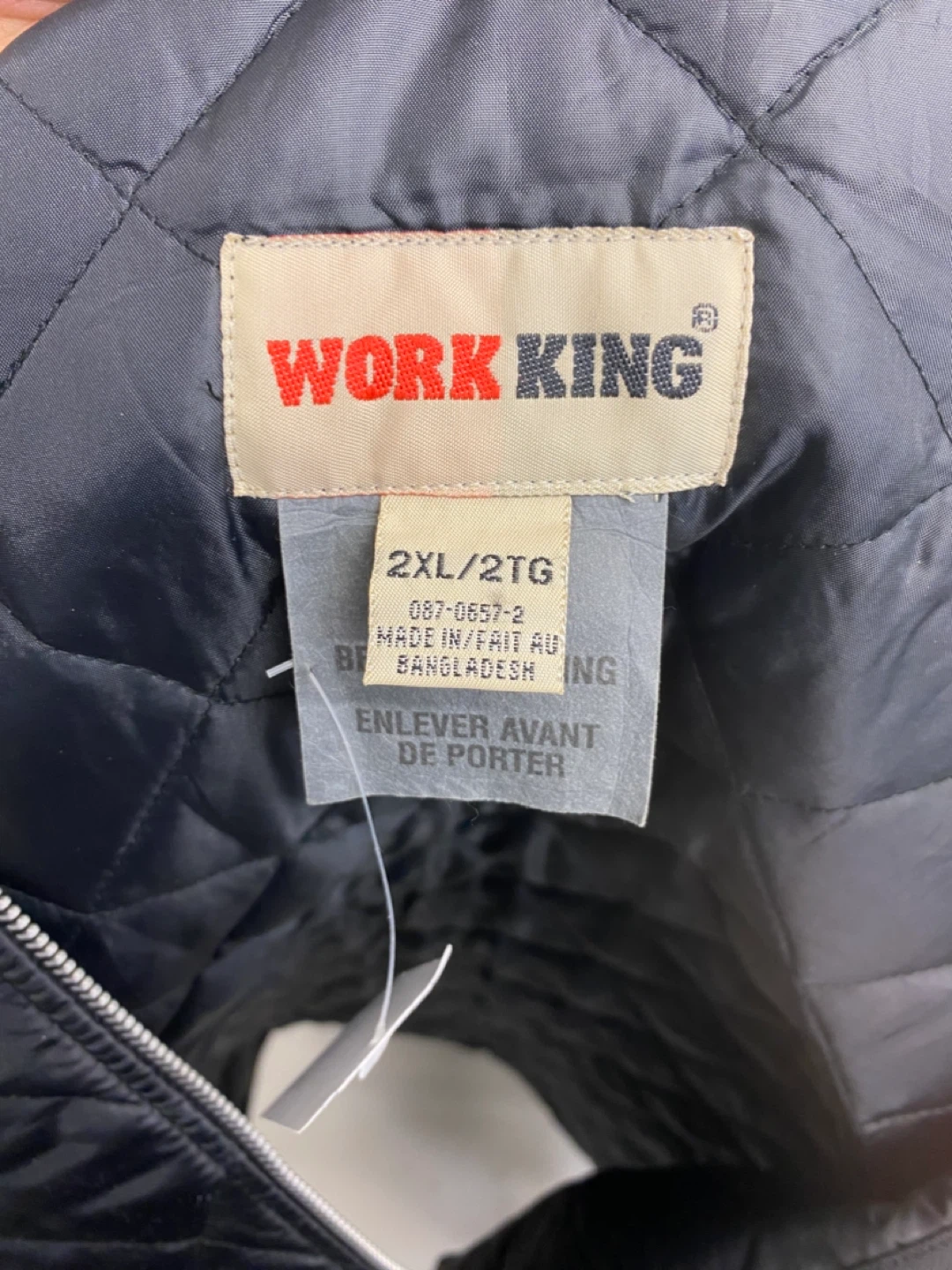 Work King Quilted Freezer Jacket - 2XL - photo 4