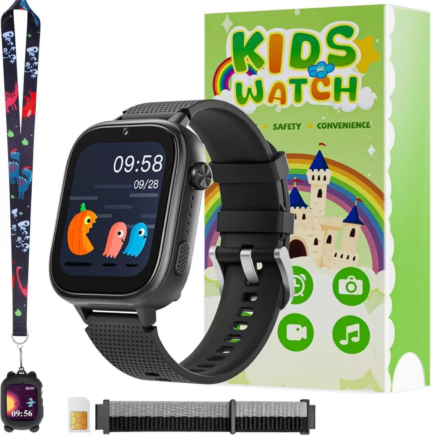 Kids Smart Watch with Camera, Music Player, and SOS