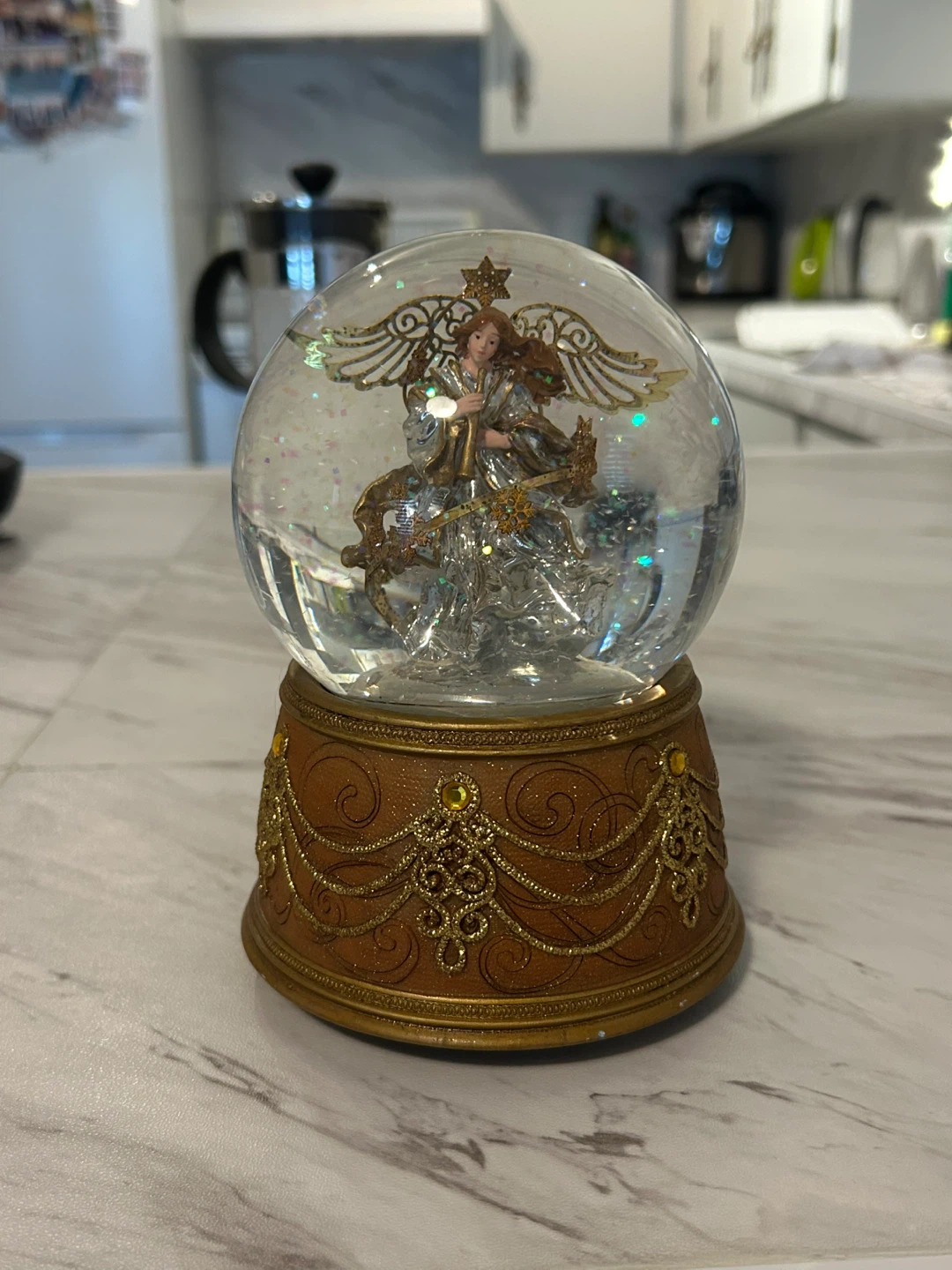 Angel Musical Snow Globe