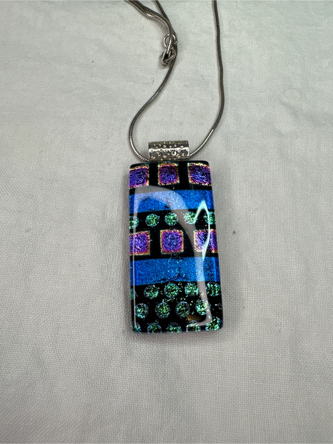 Sterling silver chain with  2 pendants & earrings Set - photo 4