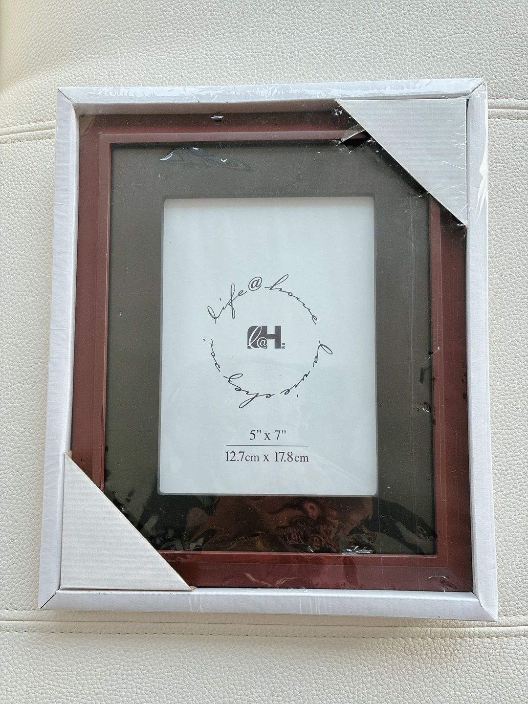 Life @ Home 5" x 7" Photo Frame - Brown