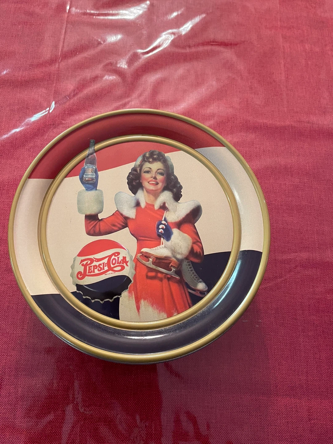 Pepsi-Cola Vintage Tin Container