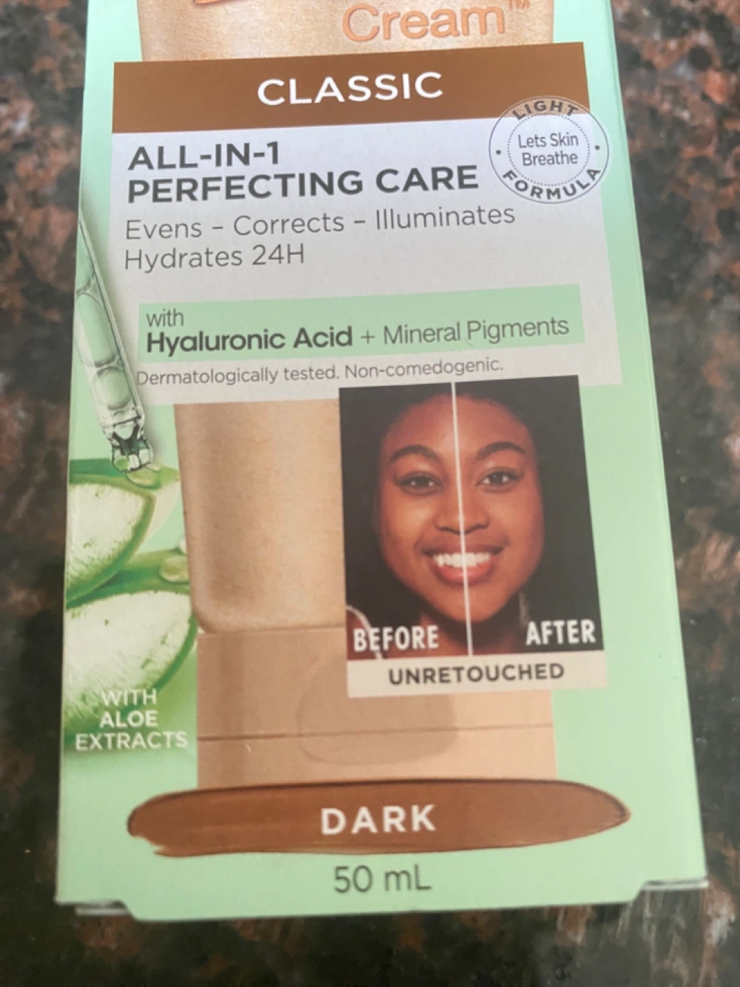 Garnier SkinActive BB Cream All-in-1 Perfecting Care Dark 50ml - photo 2
