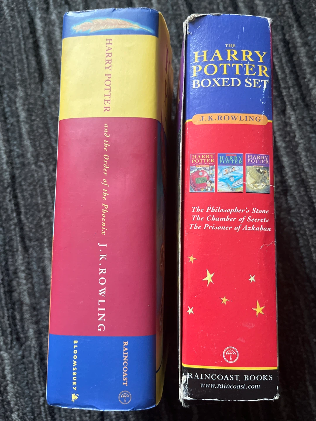 Harry Potter Books 1-3 Boxed Set & Order of the Phoenix - photo 2