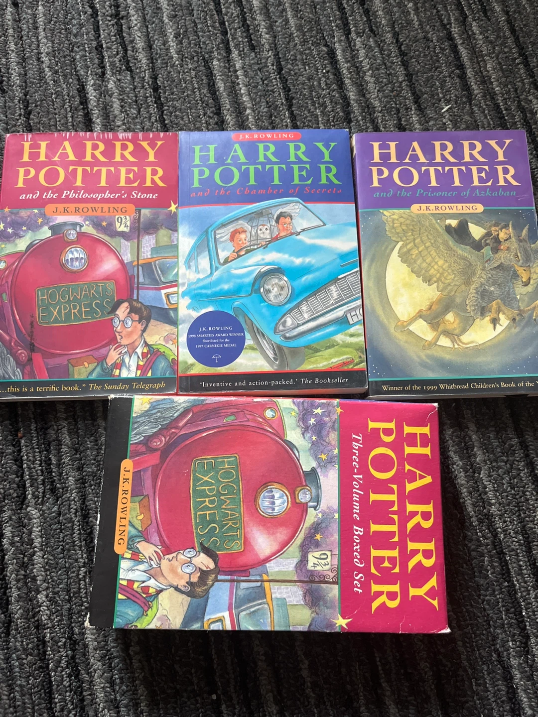 Harry Potter Books 1-3 Boxed Set & Order of the Phoenix - photo 5