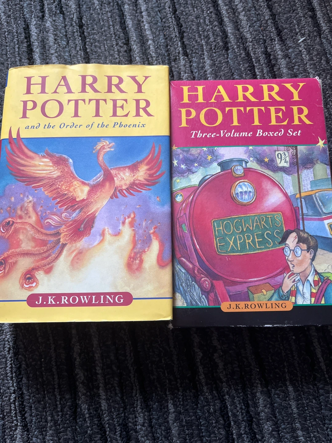 Harry Potter Books 1-3 Boxed Set & Order of the Phoenix