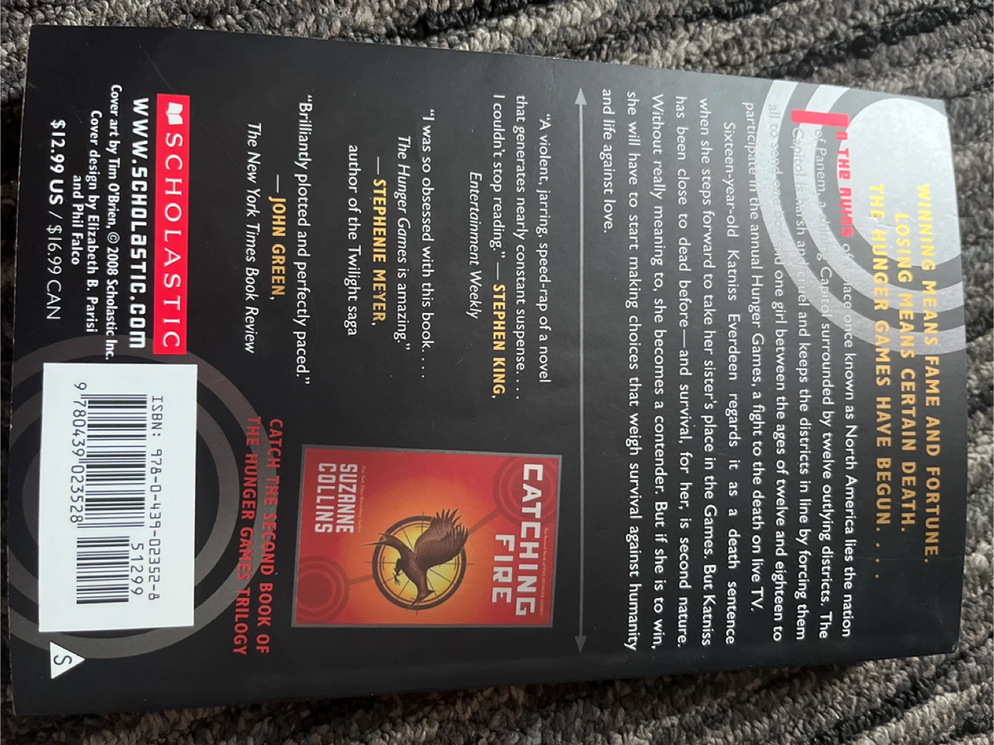 The Hunger Games by Suzanne Collins - photo 2