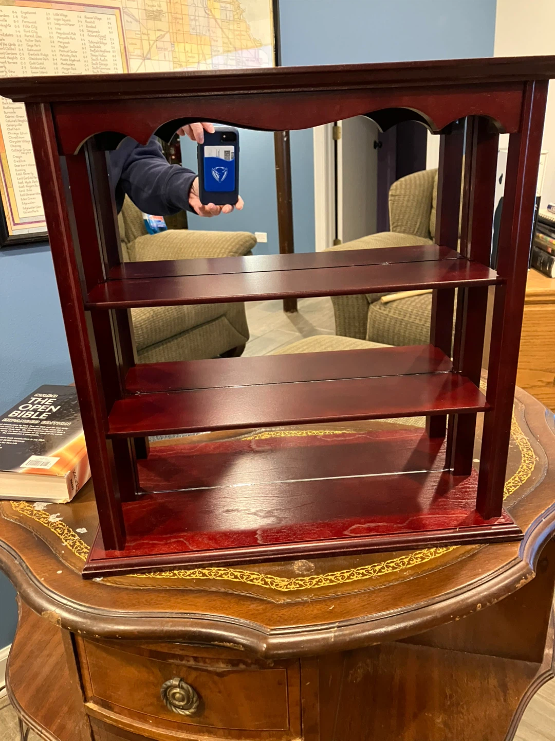 Princeton Gallery wooden display shelf - Brand new!