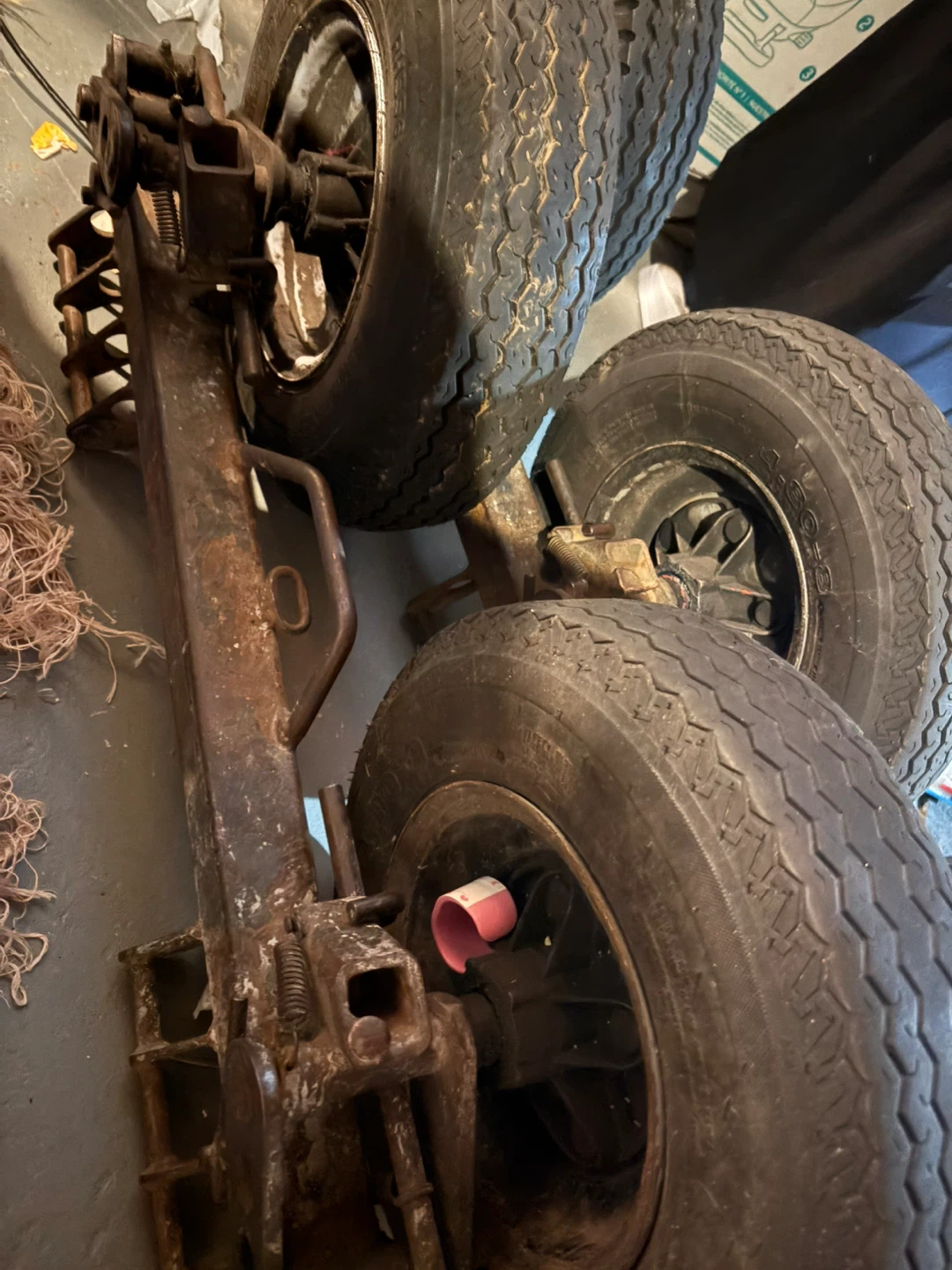 Ditch dolly for towing