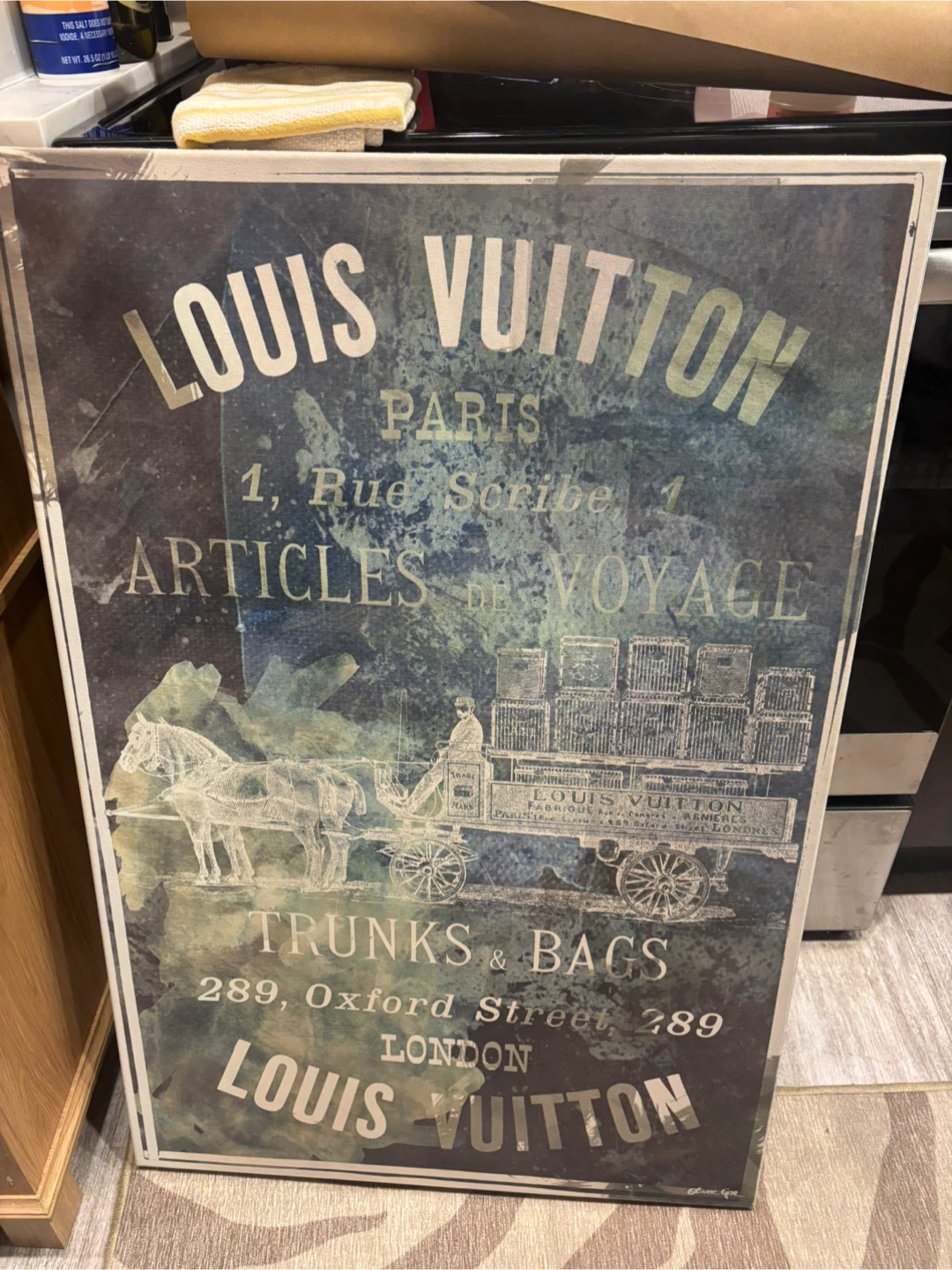 Louis Vuitton Paris Articles de Voyage Trunks & Bags Wall Art
