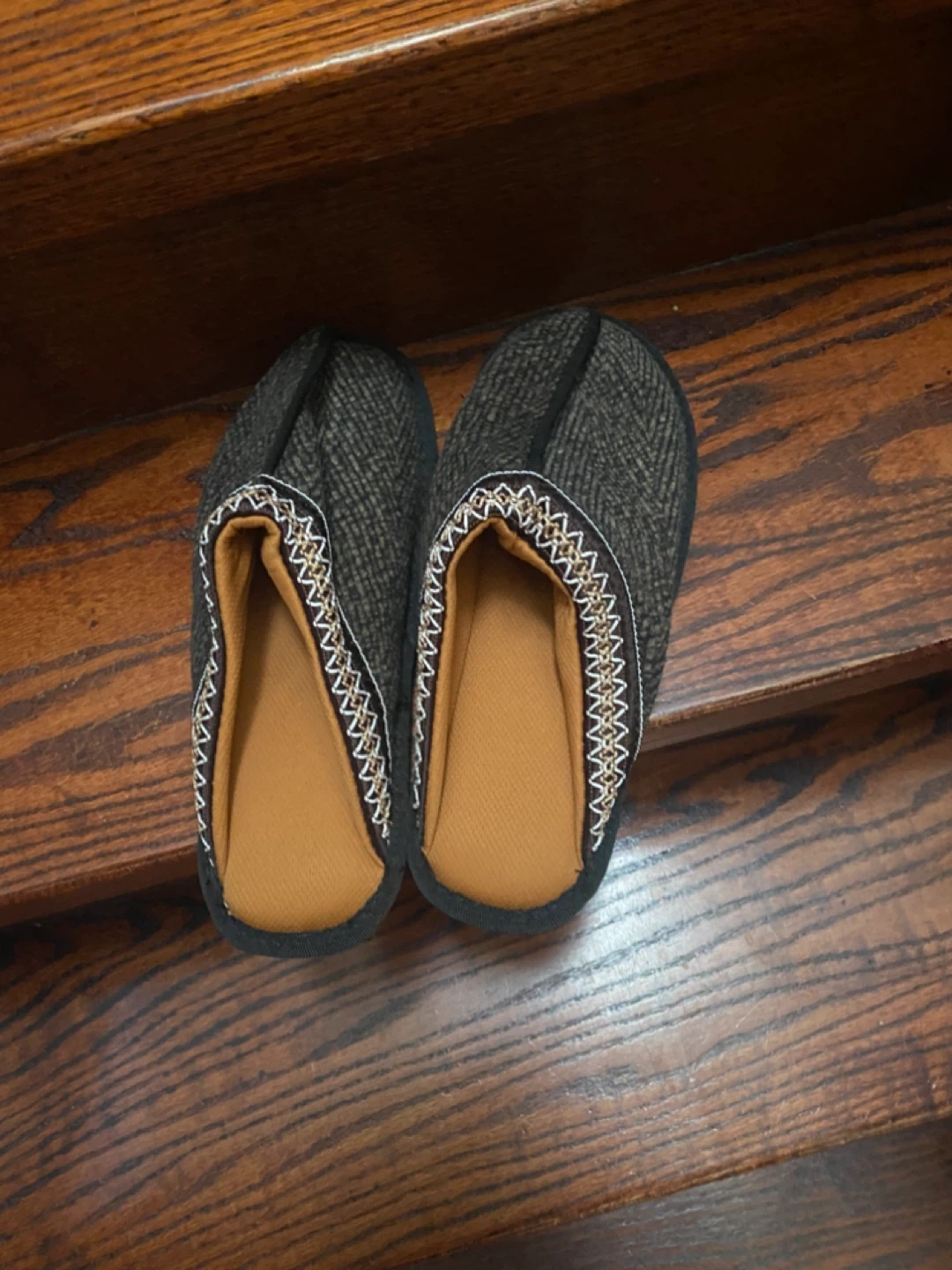 Men's Tweed Slippers - XXL