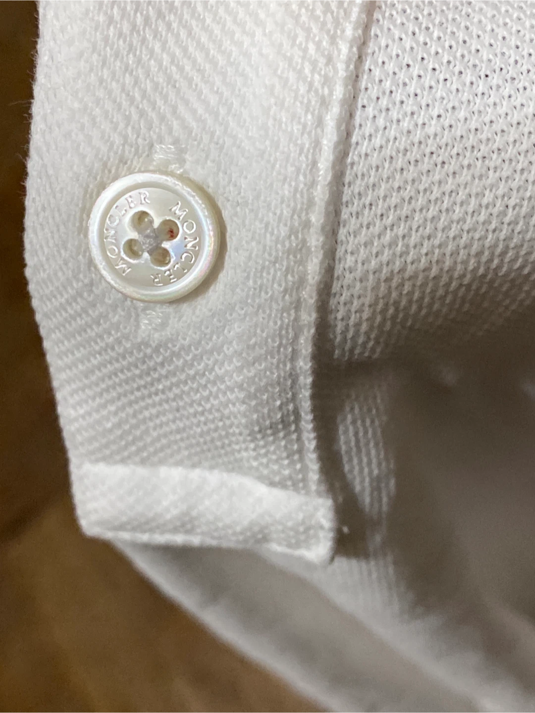 Moncler White Polo Shirt - photo 3