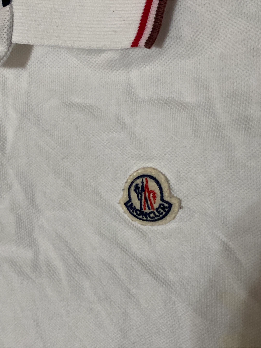 Moncler White Polo Shirt - photo 2