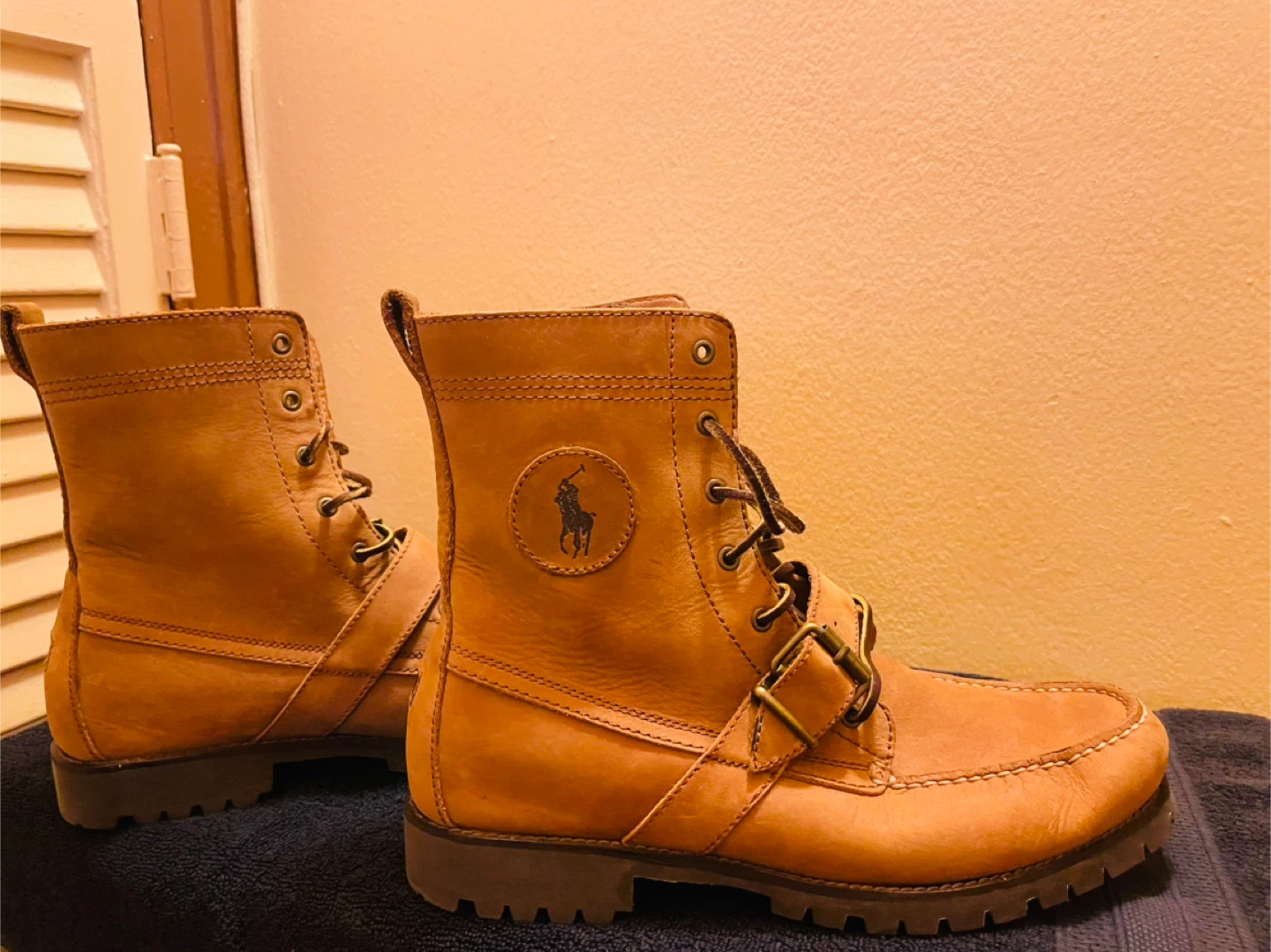 Polo Ralph Lauren Leather Lace-Up Boots