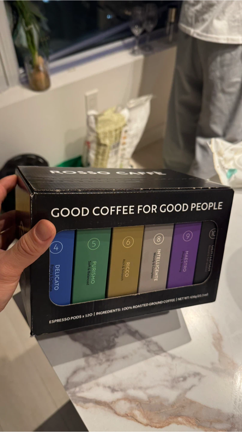 Rosso Caffè Espresso Pods - 120 Count
