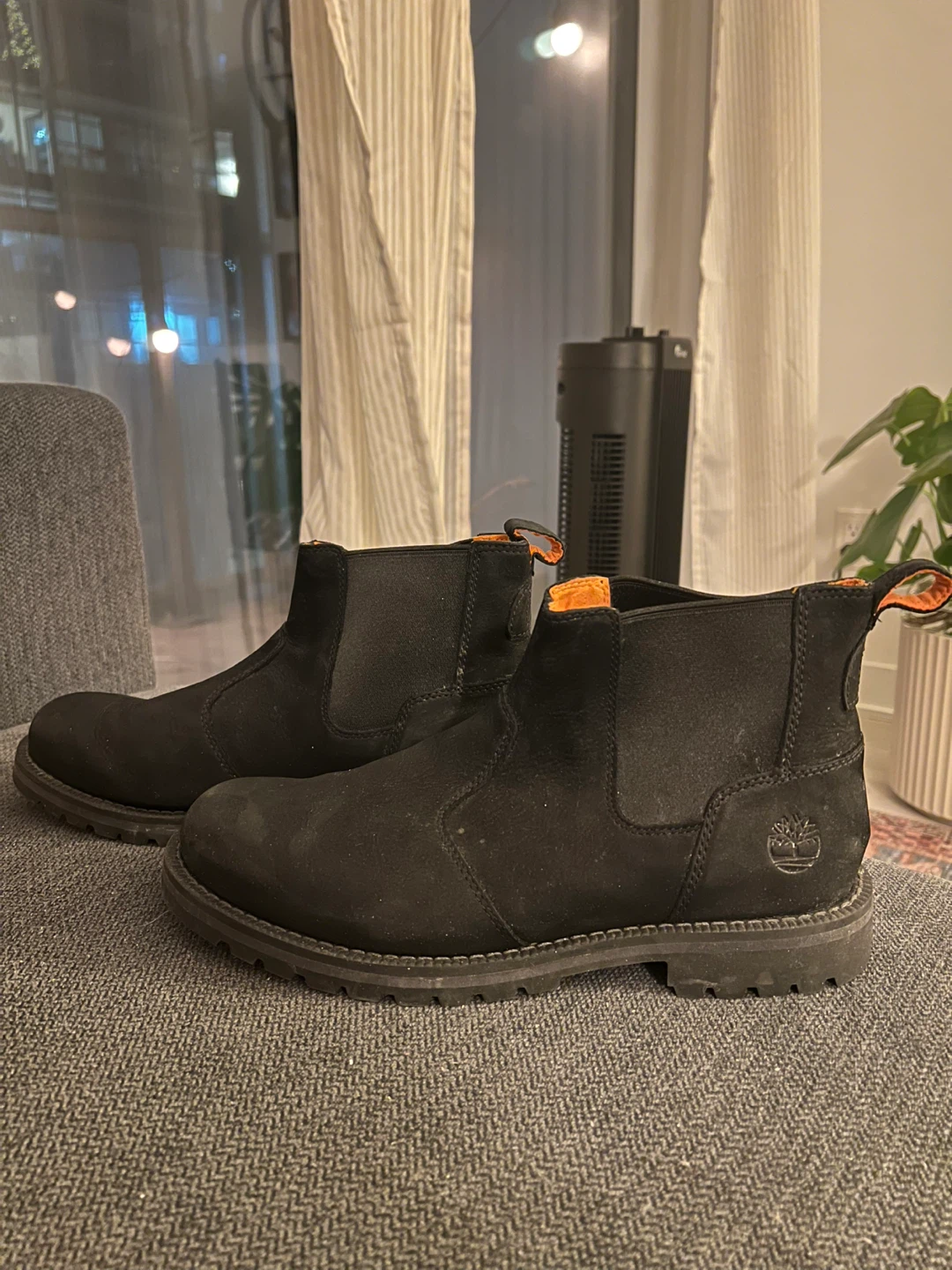 Men’s Timberland Black Suede Chelsea Boots