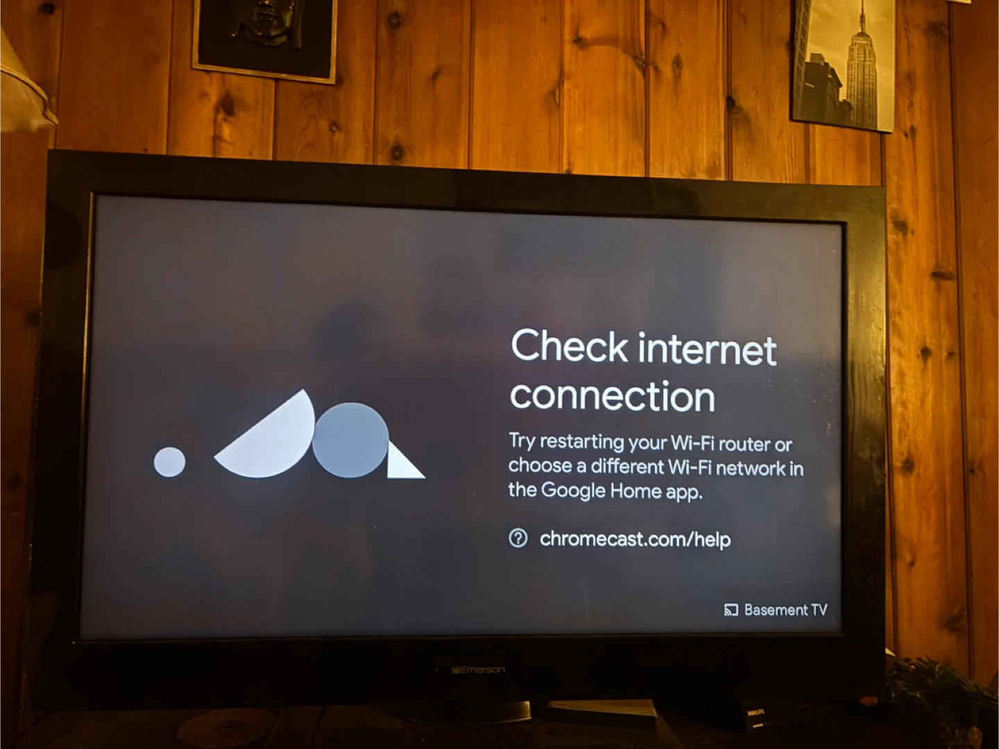 40 inch tv with chrome cast included