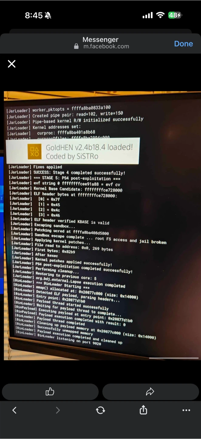 Only works for ps4 11.01 to 12.60 only - photo 2