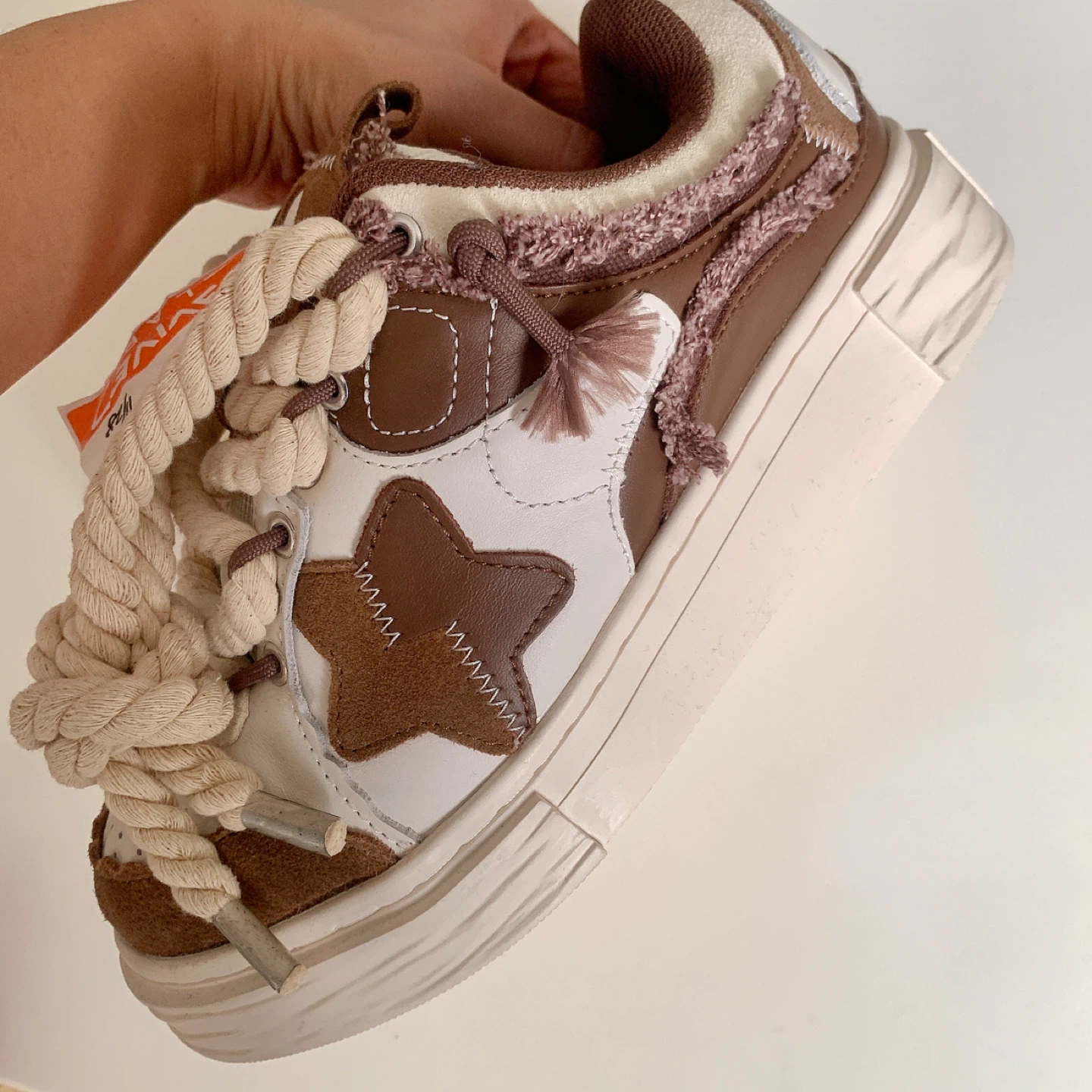 New Reviver Lab Star Patchwork Sneakers – Women’s US 6.5 / EU 37 - photo 4
