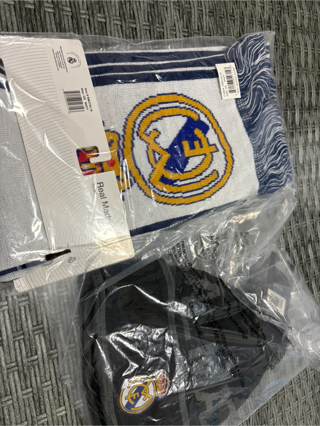 Real Madrid Scarf and Beanie Set