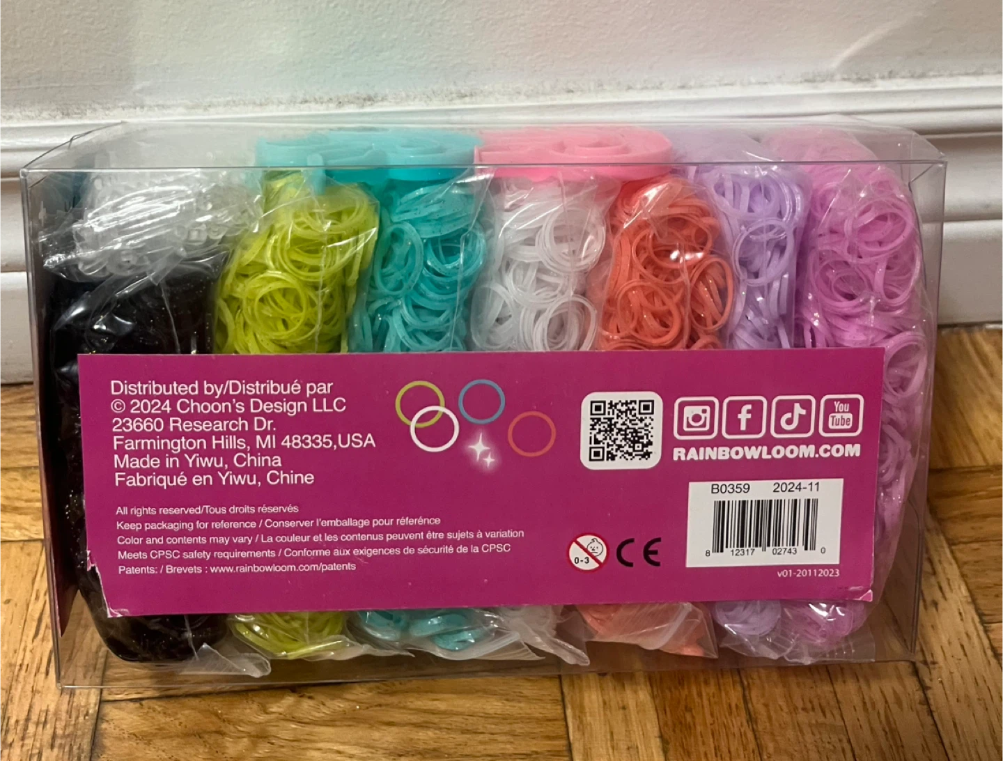 Rainbow Loom Glitter Treasure Box Bracelet Kit - photo 2