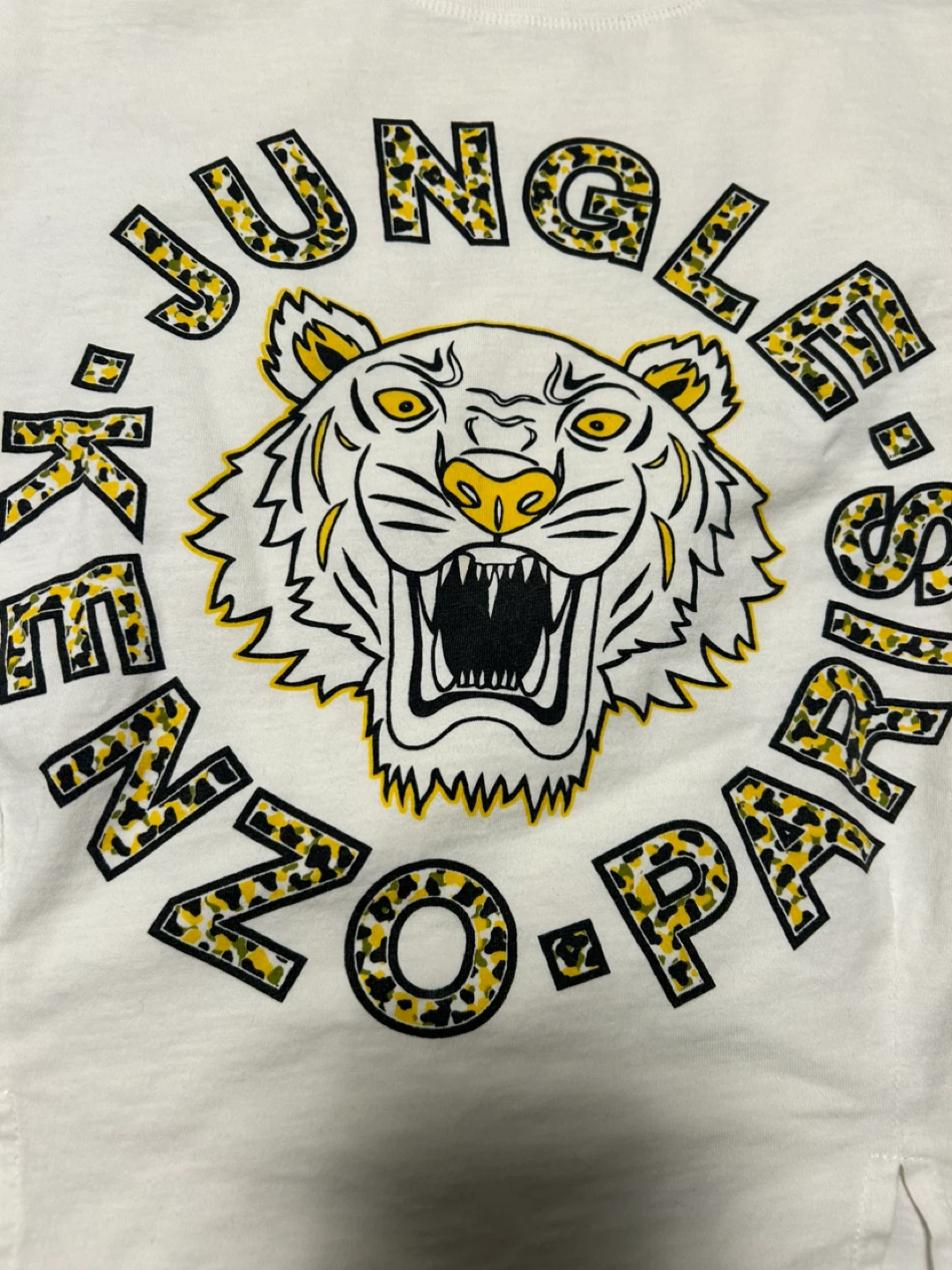 Kenzo Paris Tiger Jungle T-Shirt Size M