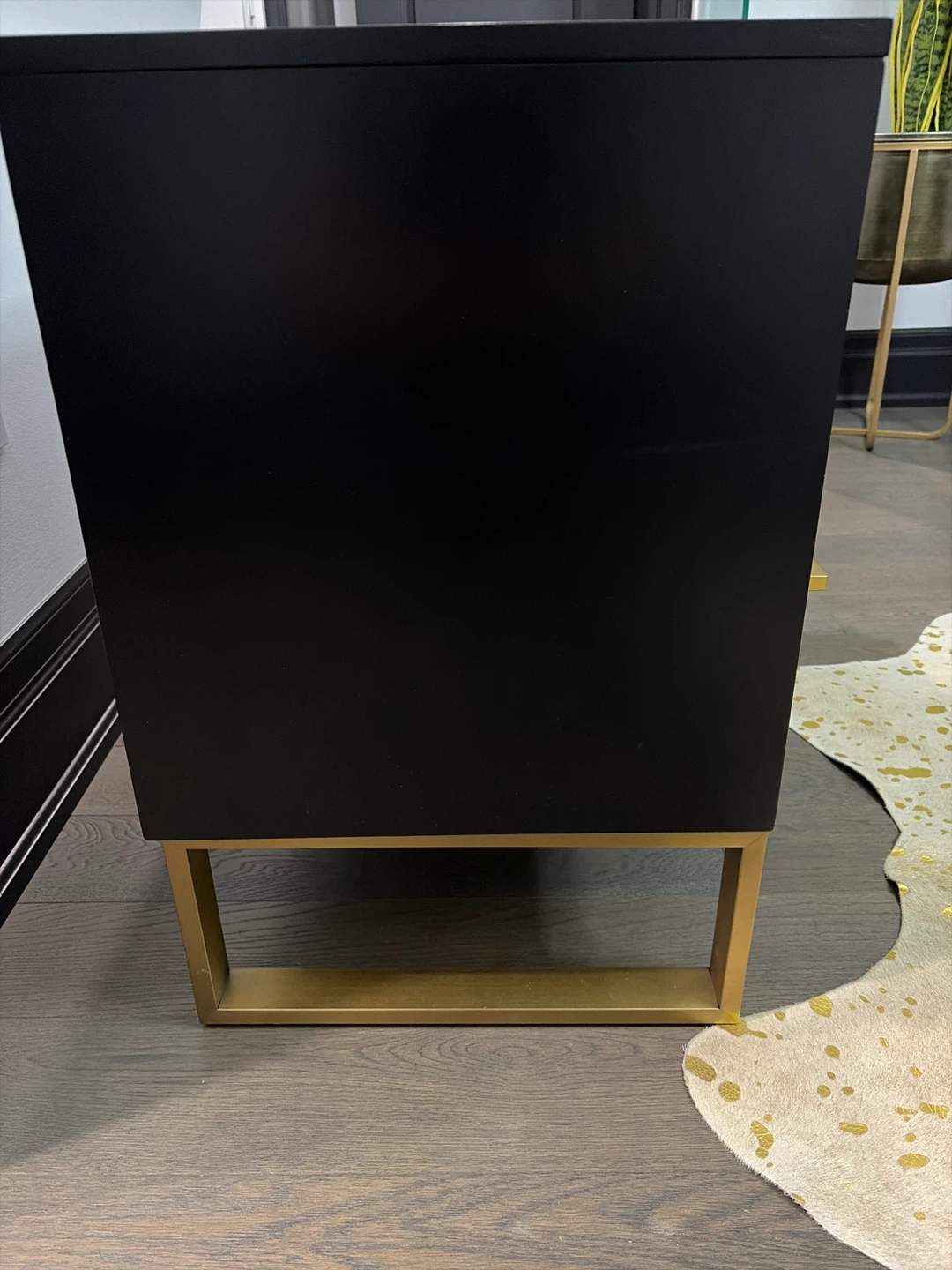 Night tables black and gold  (sold in Pair) - photo 4