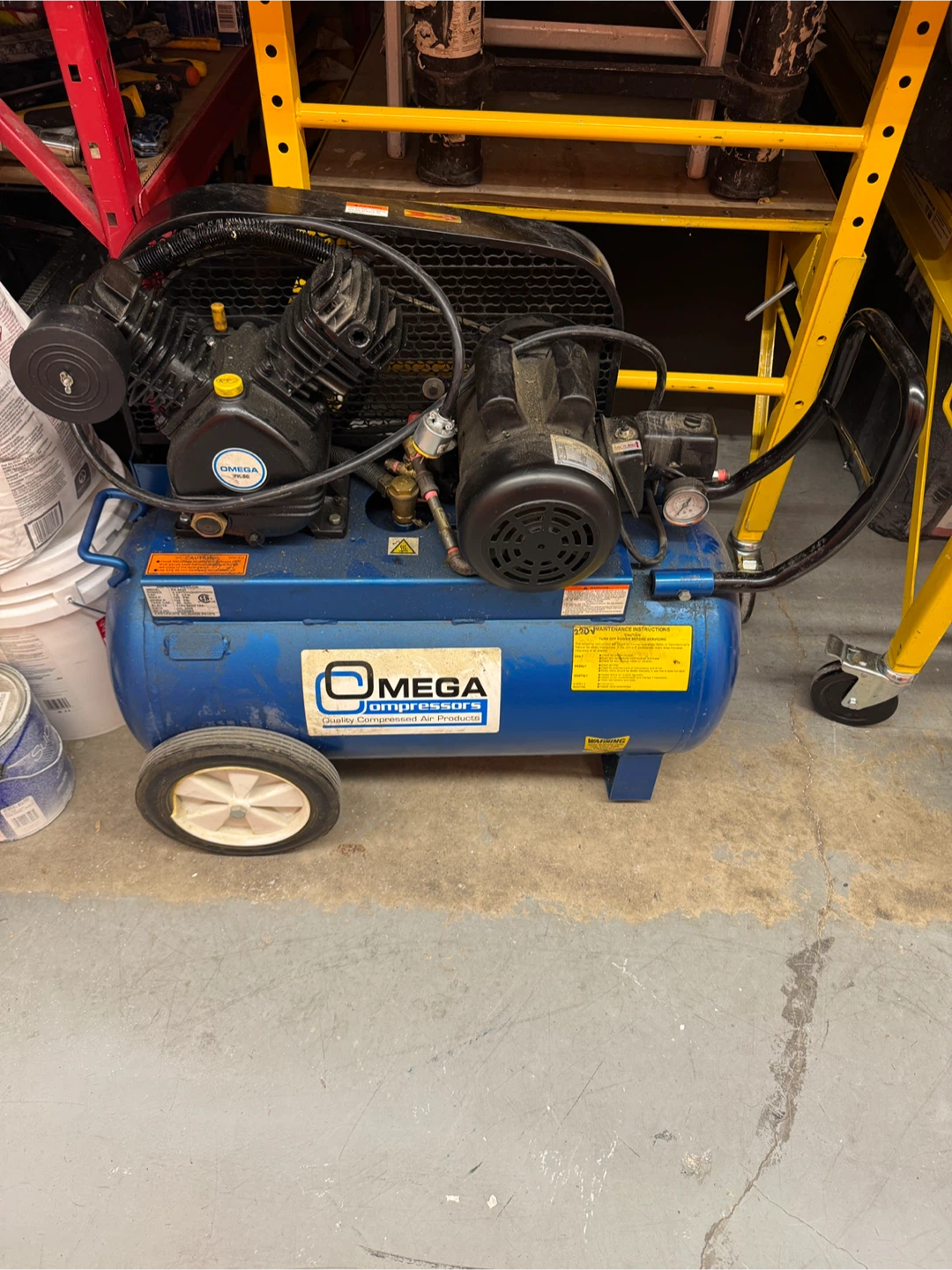 Omega Compressors Blue Air Compressor