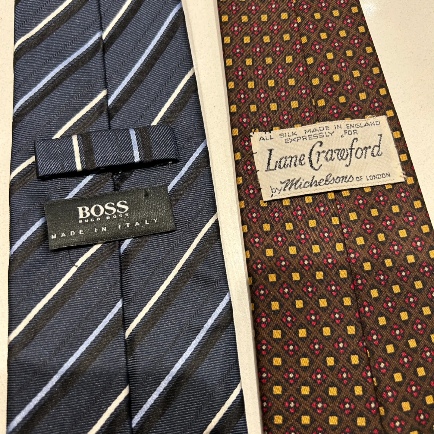 BOSS and Lane Crawford 100% Silk Ties - photo 4