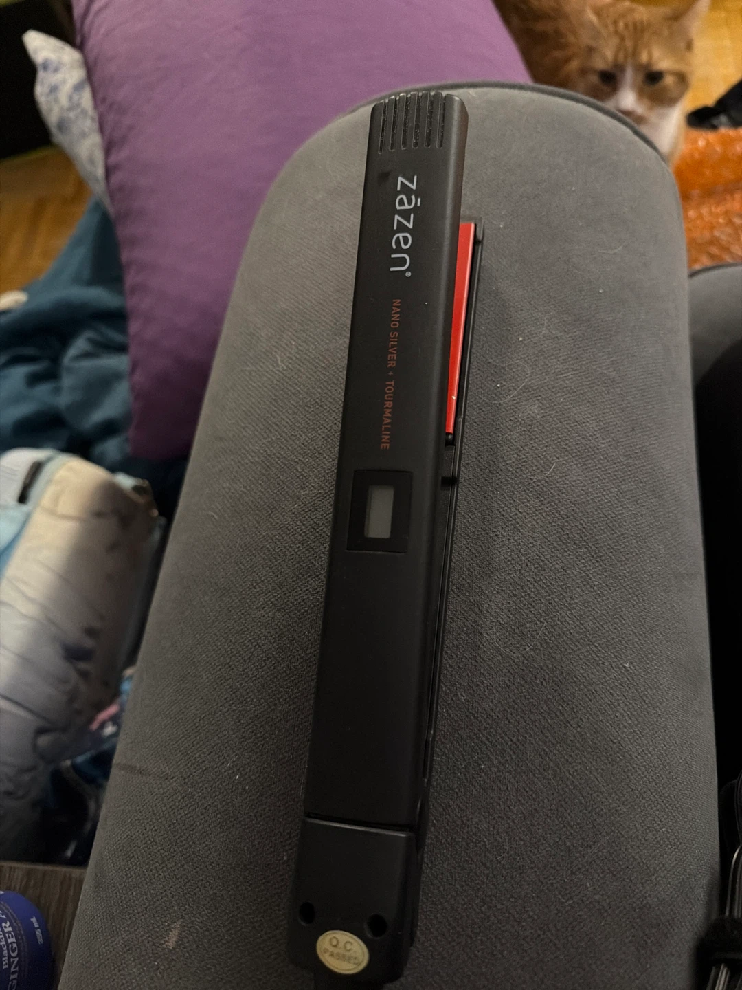 Zazen Nano Silver + Tourmaline Hair Straightener