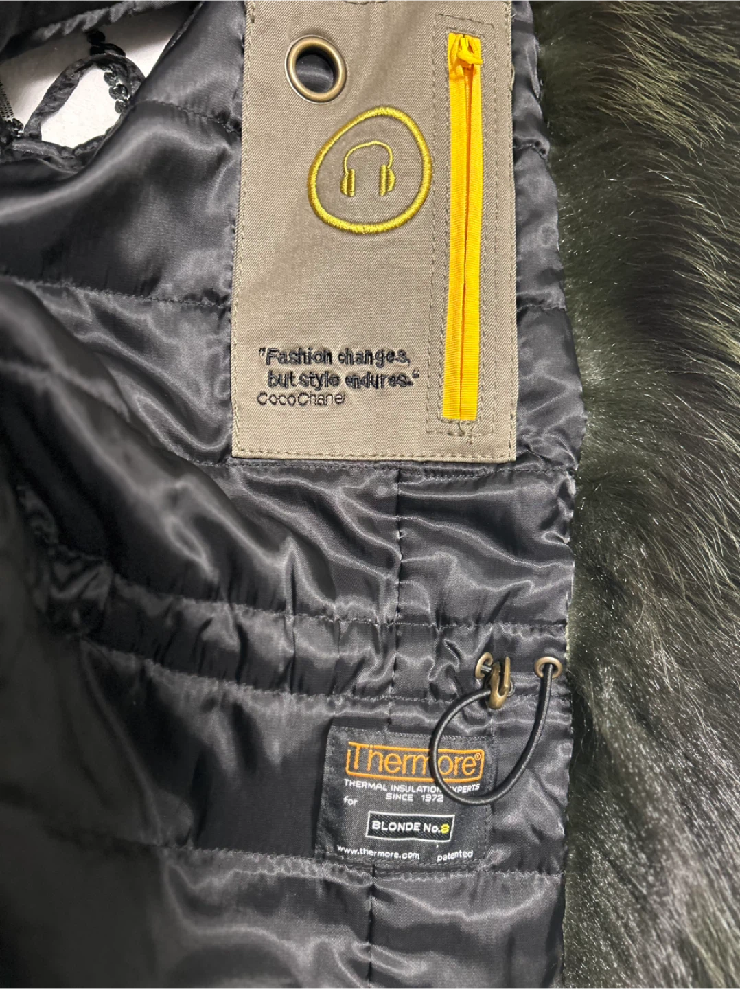 Blonde No.8 Hooded Puffer Vest with Faux Fur Trim - photo 5