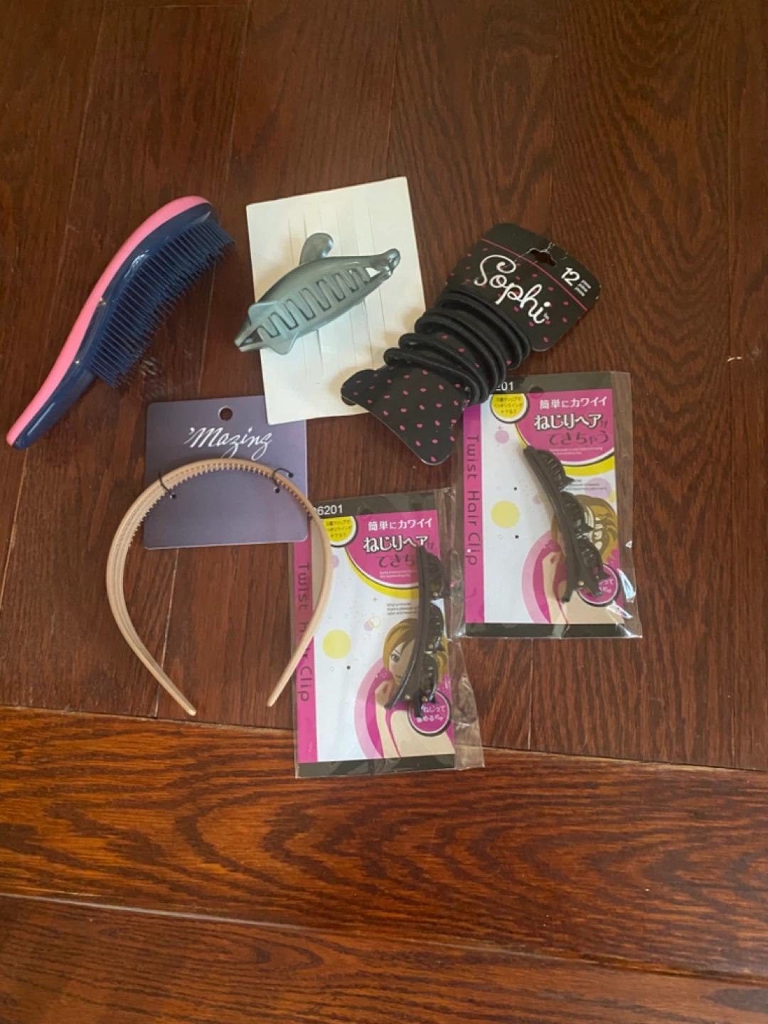 Crave Naturals Detangling Brush & Hair Accessories Set
