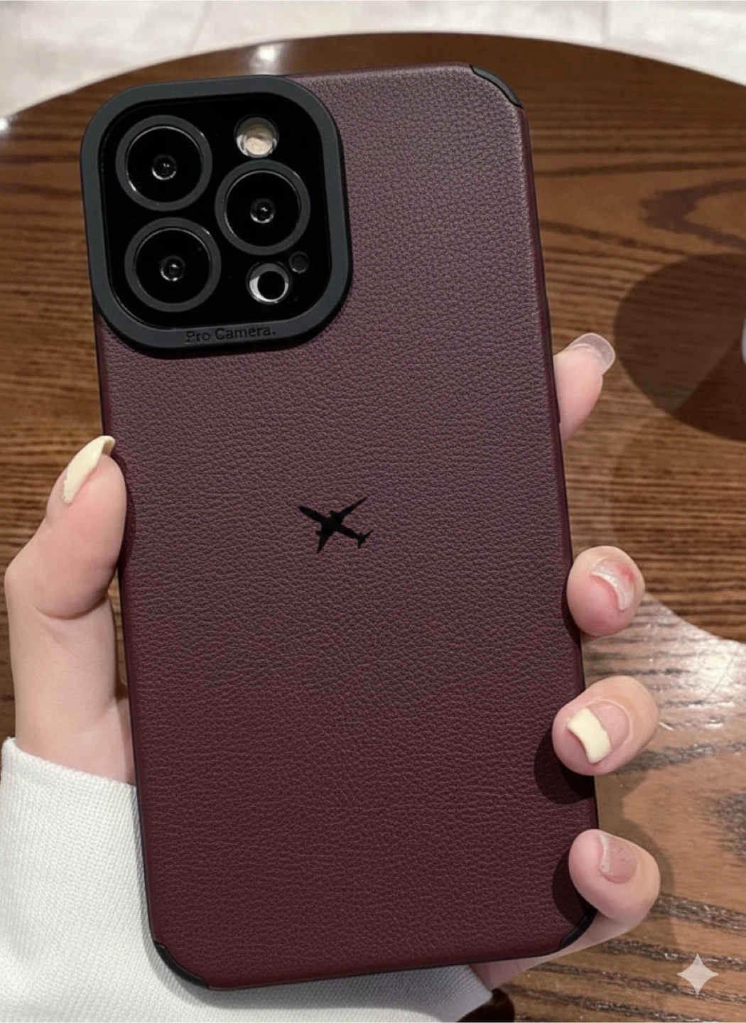 iPhone 13 Leather Airplane Case
