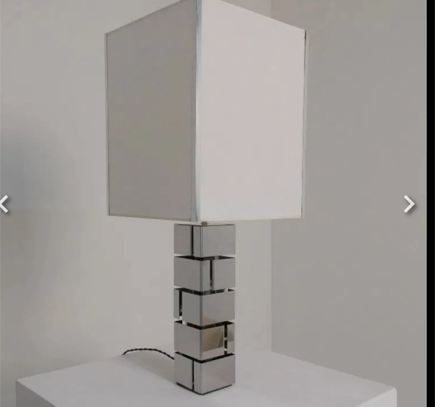 Curtis Jere Chrome Skyscraper Lamp - photo 4