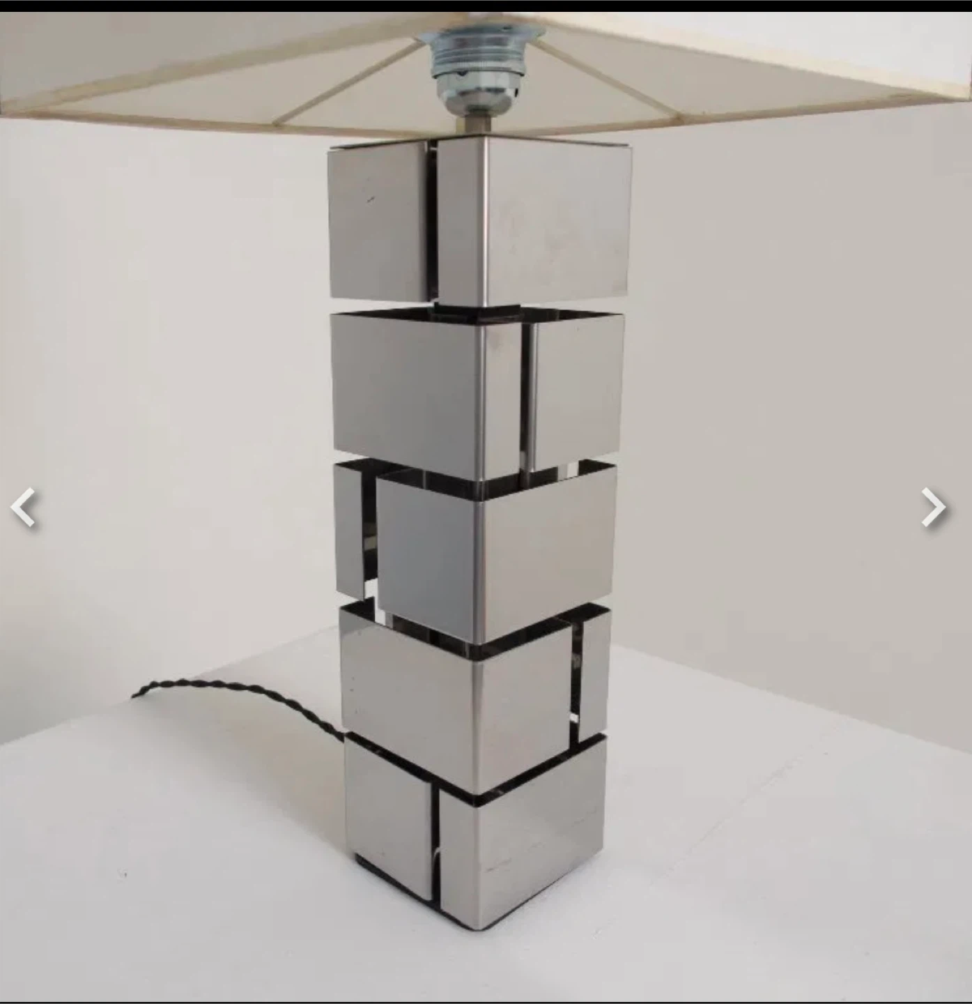 Curtis Jere Chrome Skyscraper Lamp - photo 3