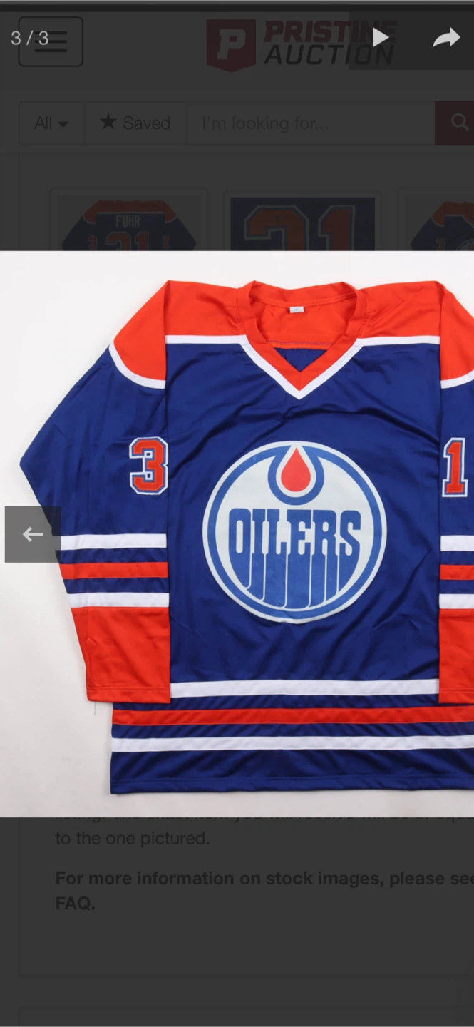 Edmonton Oilers Jersey - Autographed #31 Grant Fuhr - photo 2