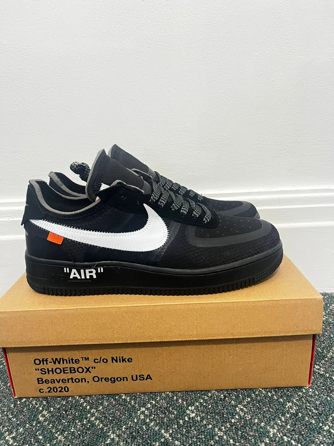 Off-White x Nike Air Force 1 Low 'Black' - photo 3