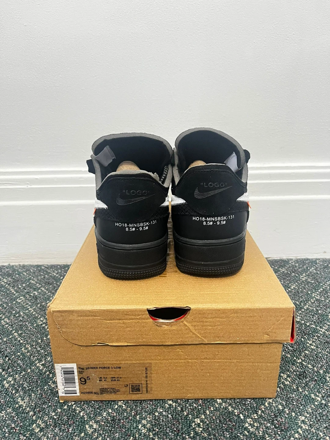 Off-White x Nike Air Force 1 Low 'Black' - photo 4
