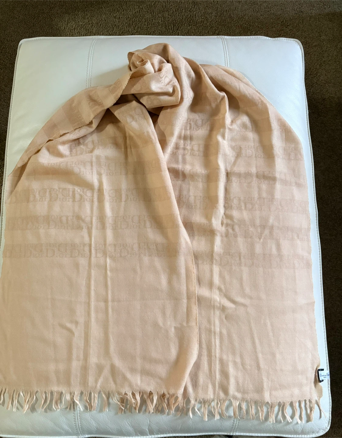 Christian Dior Wool Silk Scarf - photo 2