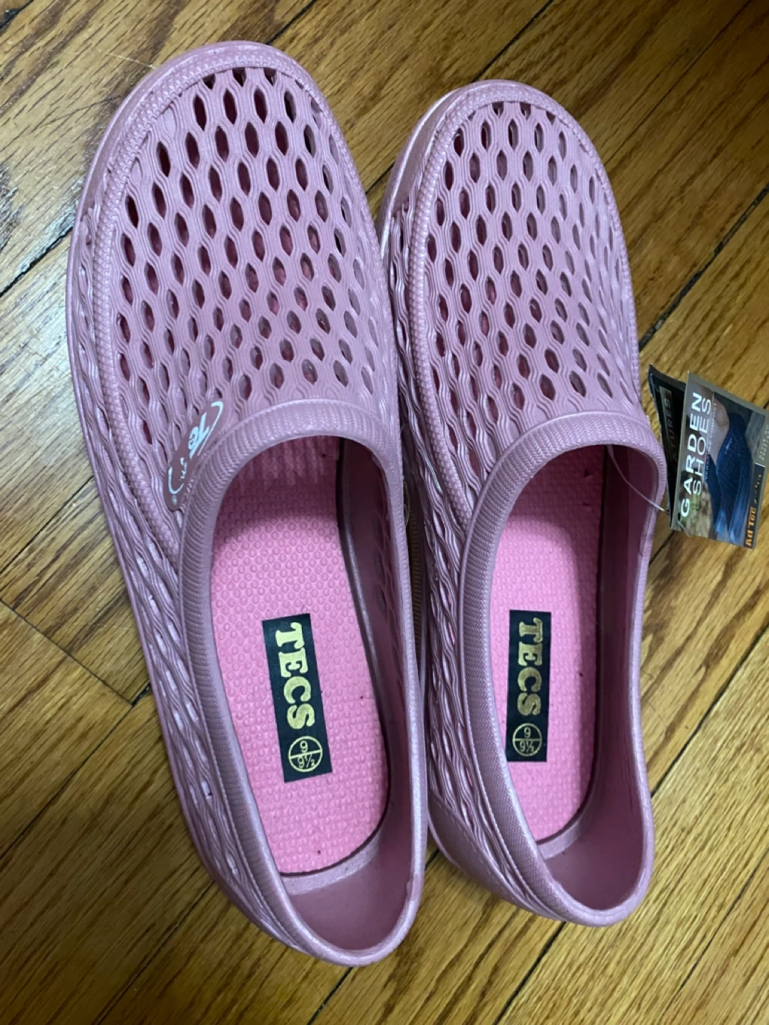 Tecs Garden Shoes Women's Pink Slip-On Clogs Size 9.5