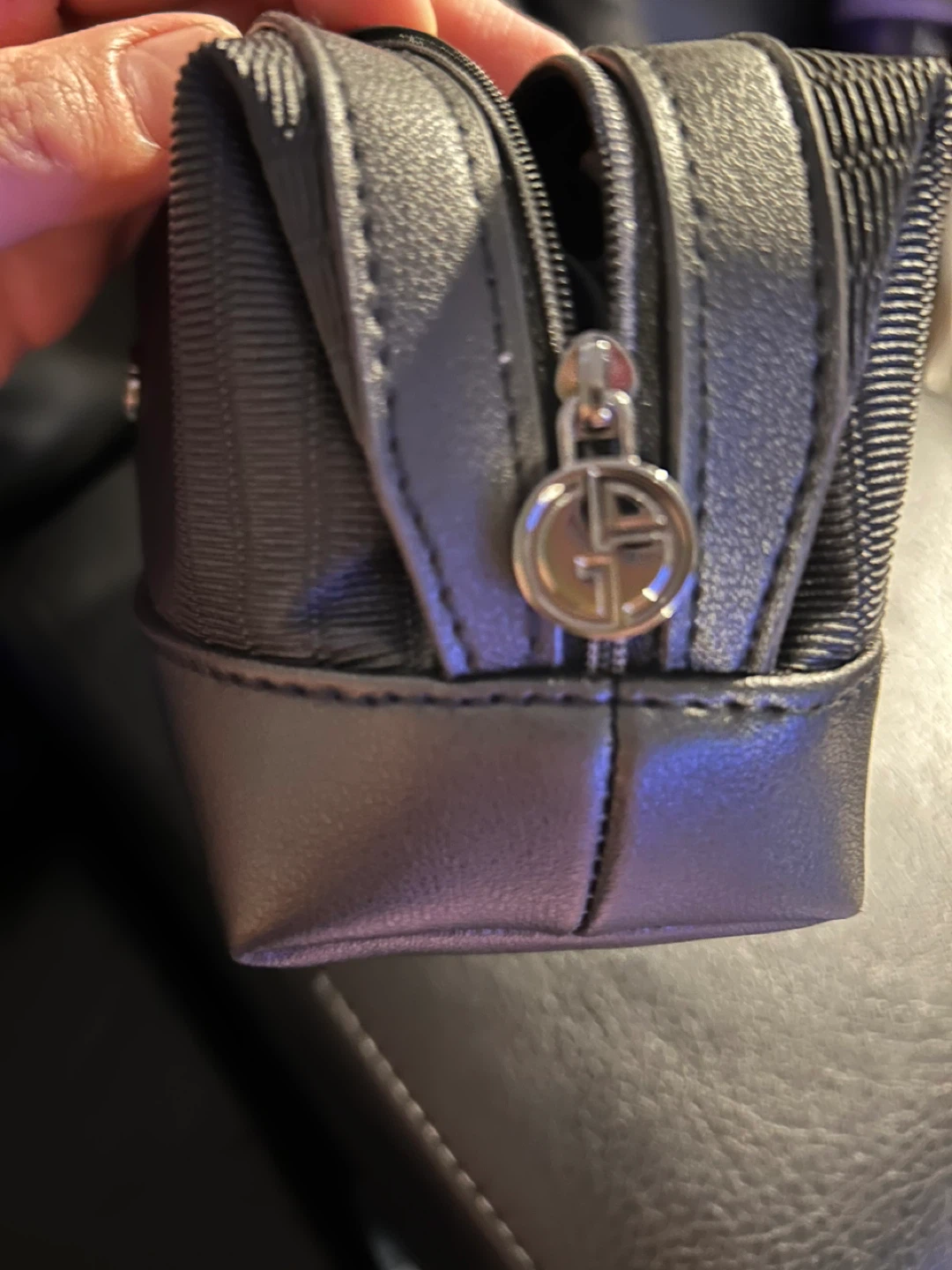 Giorgio Armani Black Cosmetic Bag - photo 5