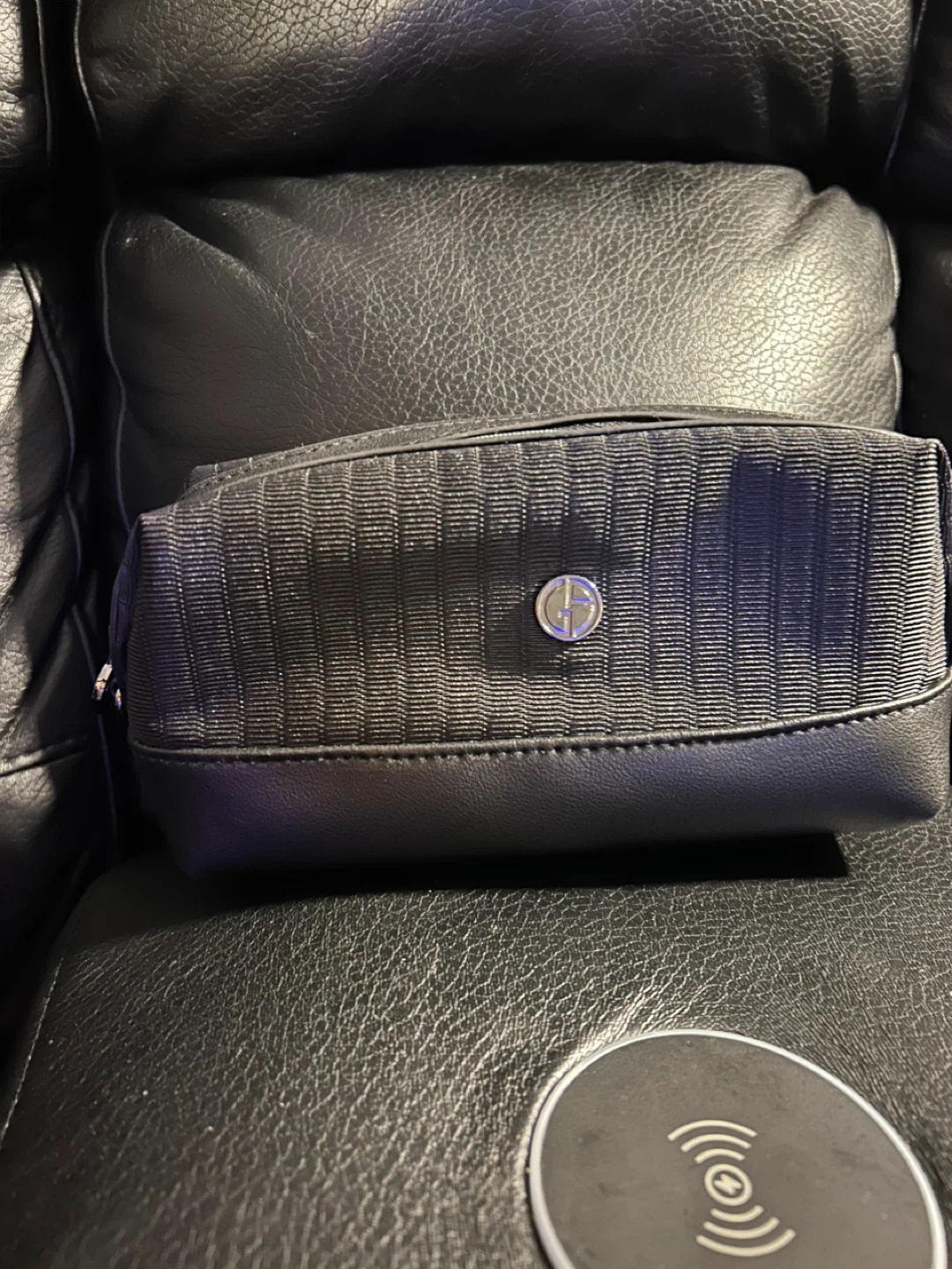 Giorgio Armani Black Cosmetic Bag