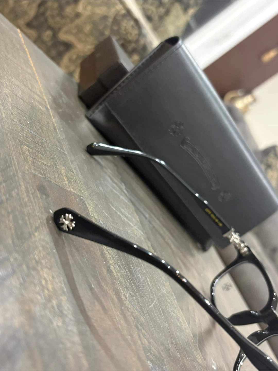 Chrome Hearts Glasses with Case and Box - photo 4