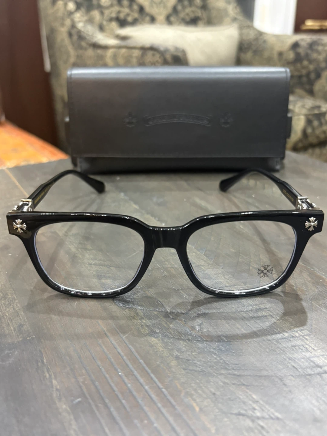 Chrome Hearts Glasses with Case and Box - photo 2