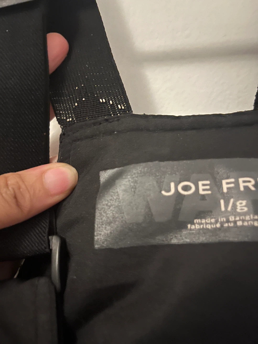JOE FRESH Black Ski/Snow Bib Pants - Size L/G - photo 2