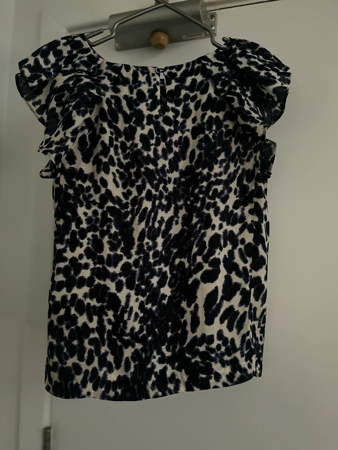 Zara Basic Leopard Print Blouse