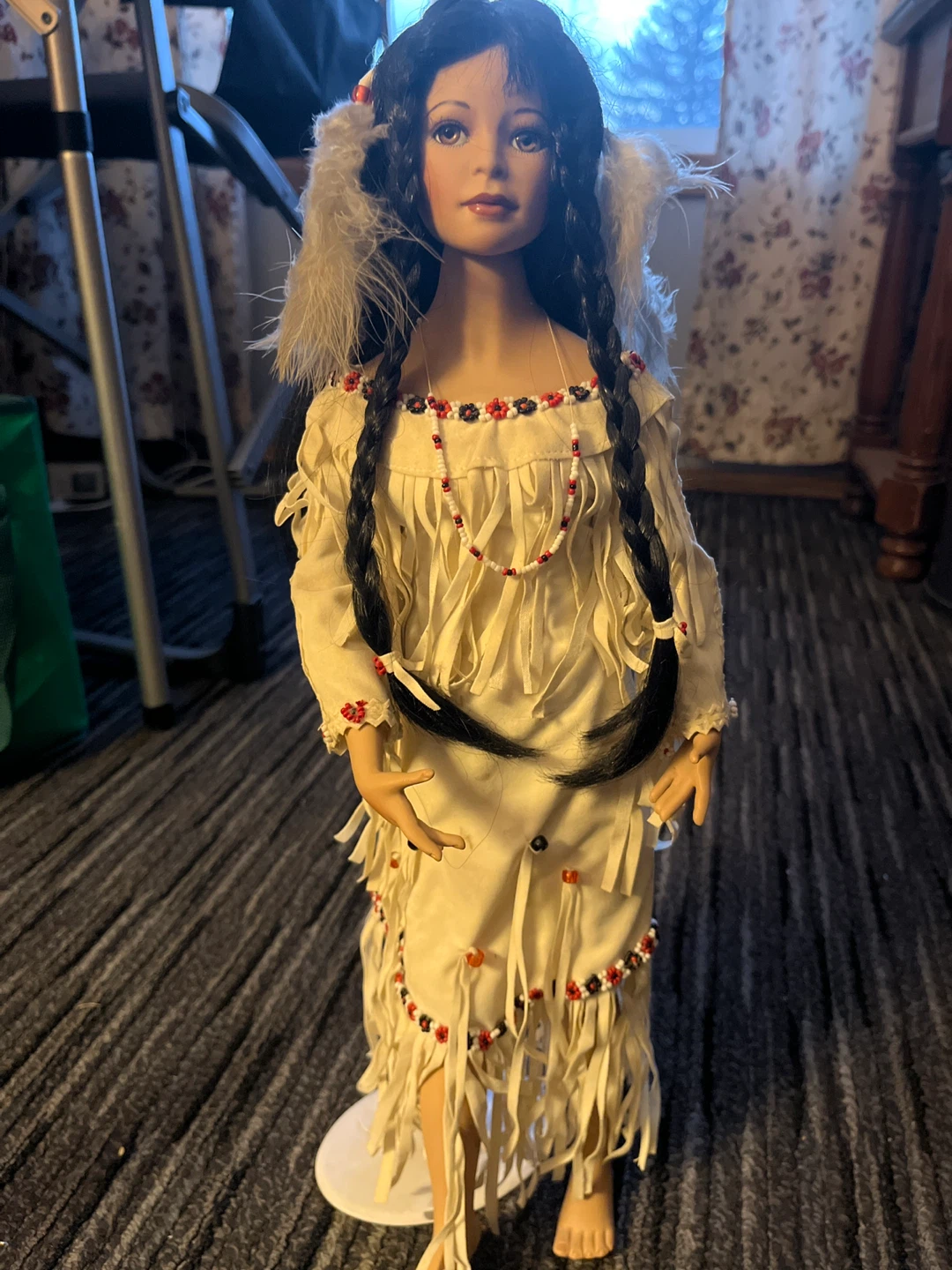 Handcrafted Native American Style Doll - photo 5