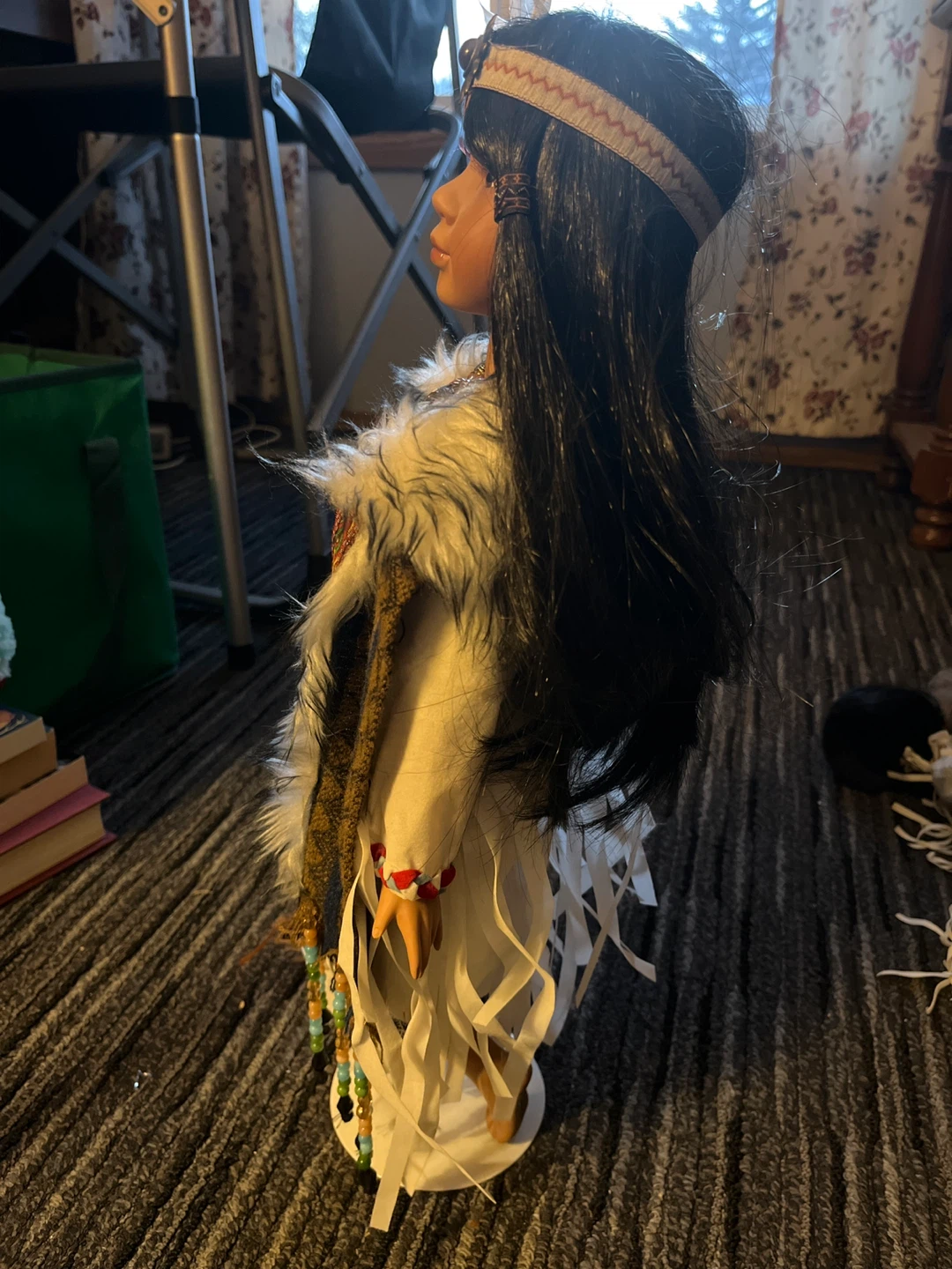Handcrafted Native American Style Doll - photo 3