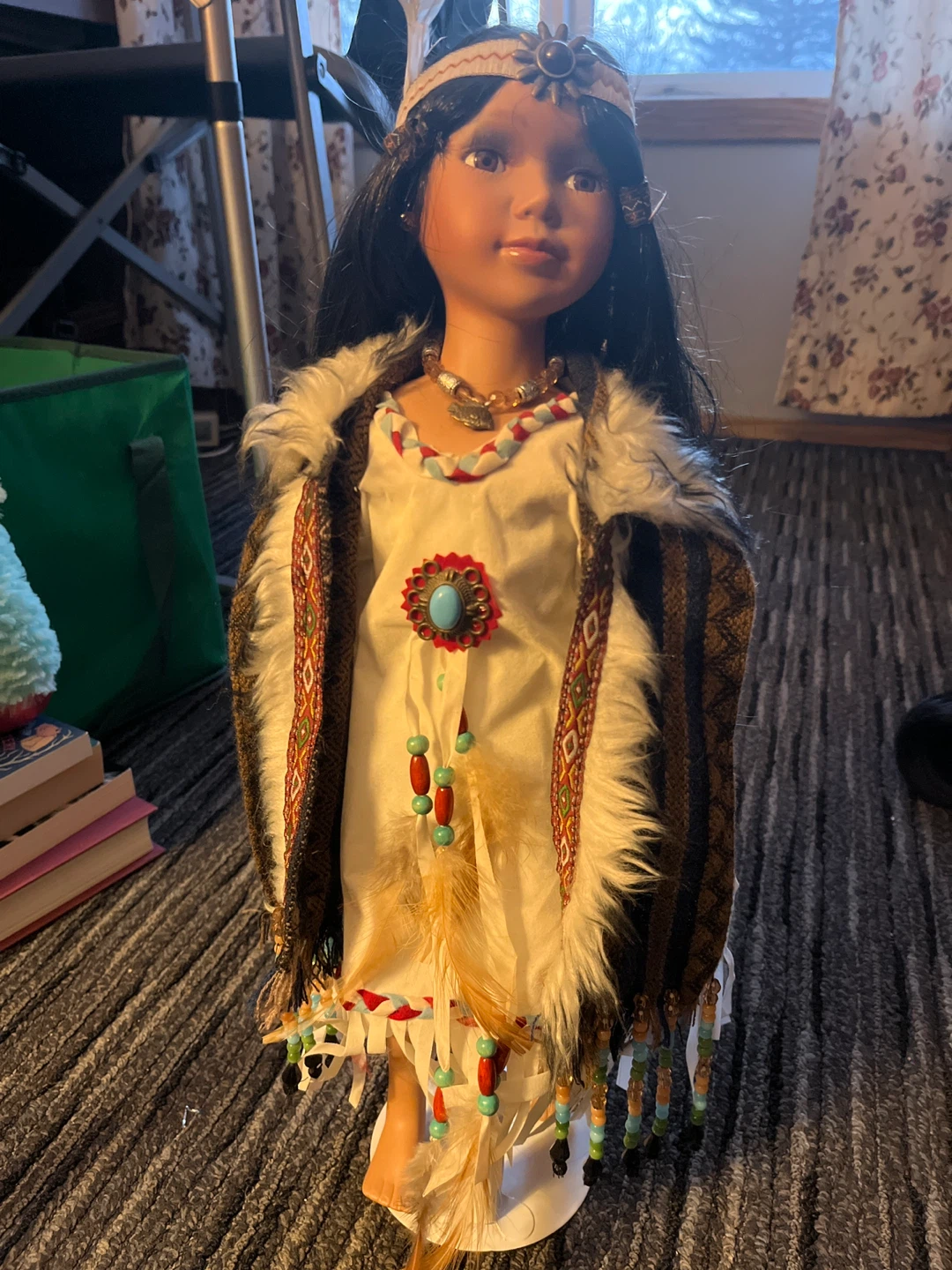 Handcrafted Native American Style Doll - photo 2