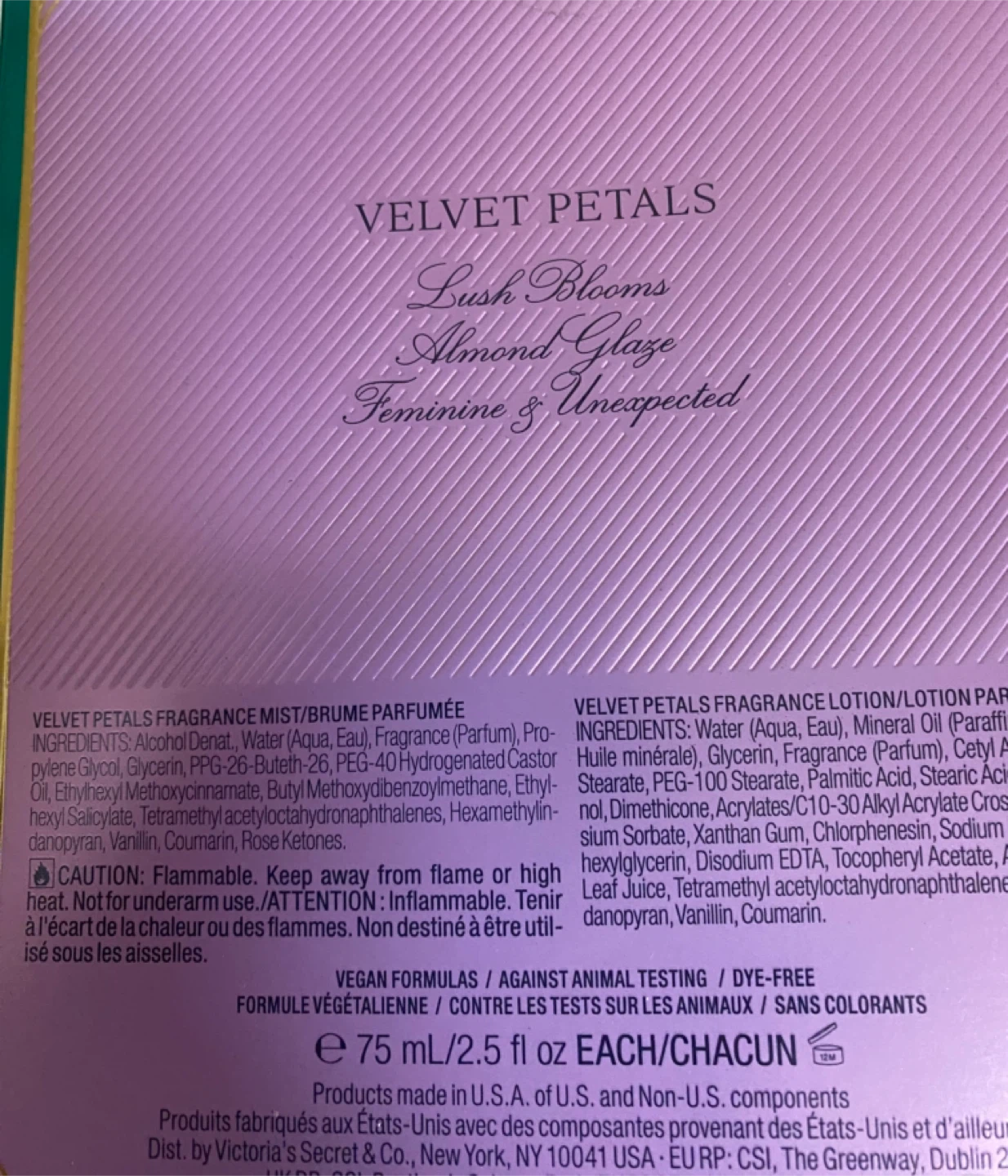 Victoria's Secret Velvet Petals Fragrance Mist & Lotion Set - photo 3